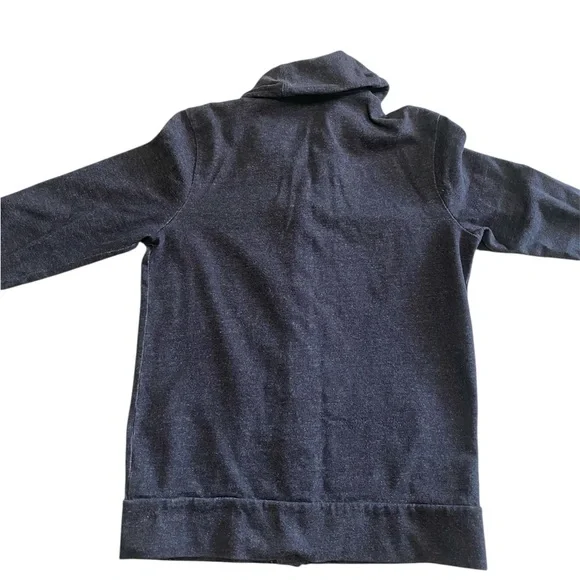 GAP Men's Shawl-Collar Cardigan V-neck Button Front Size Small Charcoal - Picture 5 of 7